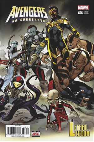 Avengers (1963) issue 676-D Pepe Larraz Cover (2nd Printing)