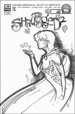 Shrugged (2013) issue 1-C Jonathan Marks Original Sketch Cover 1/100