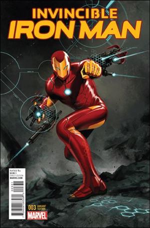 Invincible Iron Man (2015)  issue 3-B Steve Epting 1:25 Cover
