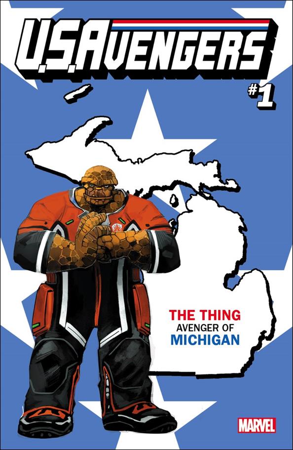 U.S.Avengers issue 1-MW Rod Reis Michigan Cover
