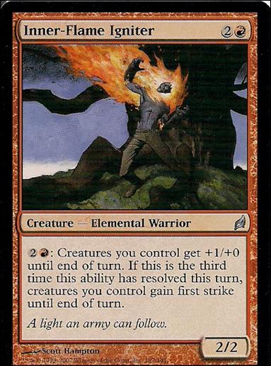Magic the Gathering: Lorwyn (Base Set) card 182 Inner-Flame Igniter