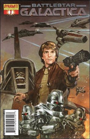 Classic Battlestar Galactica issue 1-E Dave Dorman Silver Foil Cover with COA 1/499