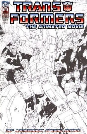 Transformers: The Animated Movie issue 1-B Sketch Cover