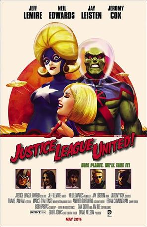 Justice League United issue 10-B Marco D'Alfonso "Mars Attacks" Movie Poster Cover