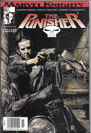 Punisher (2001) issue 4-B Newsstand Edition / No Issue Number on Cover