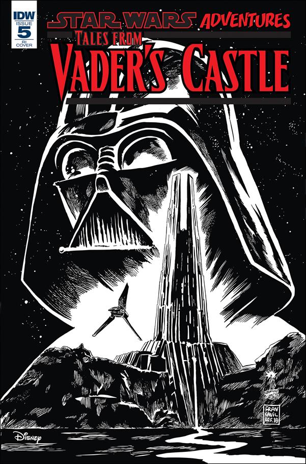 Star Wars Adventures: Tales from Vader's Castle issue 5-C Francesco Francavilla 1:10 Black & White Cover