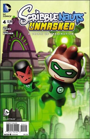 Scribblenauts Unmasked: A Crisis of Imagination issue 4-B DC Collectibles 1:10 Cover