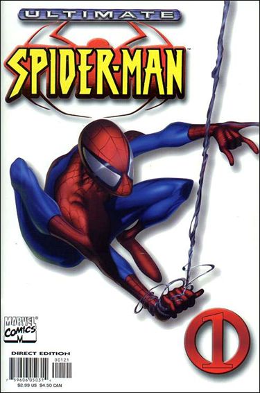 Ultimate Spider-Man (2000) issue 1-B White Cover