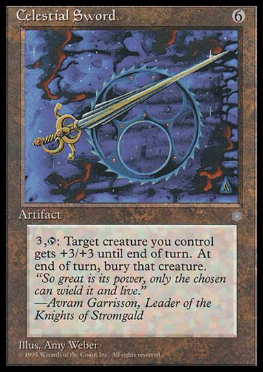 Magic the Gathering: Ice Age (Base Set) card 314 Celestial Sword