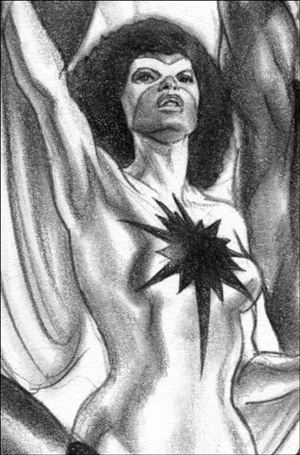 Thunderbolts: Doomstrike issue 4-D Alex Ross Timeless B&W 1:100 Virgin Cover