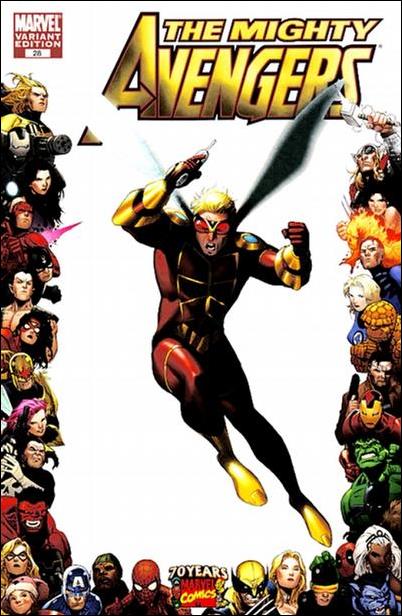 Mighty Avengers (2007) issue 28-B 1:10 70th Frame Cover