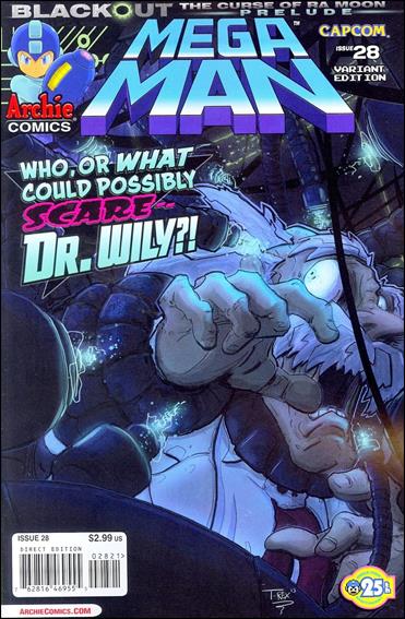 Mega Man issue 28-B T. Rex Cover