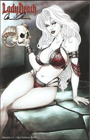 Lady Death: Secrets issue 1-HR Nice Edition 1/69