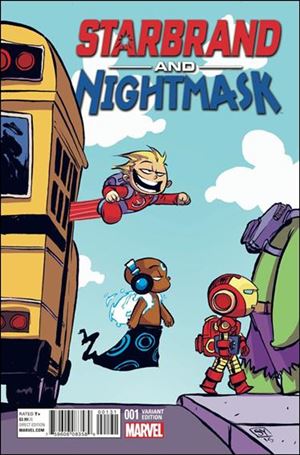 Starbrand & Nightmask issue 1-C Skottie Young Baby Cover
