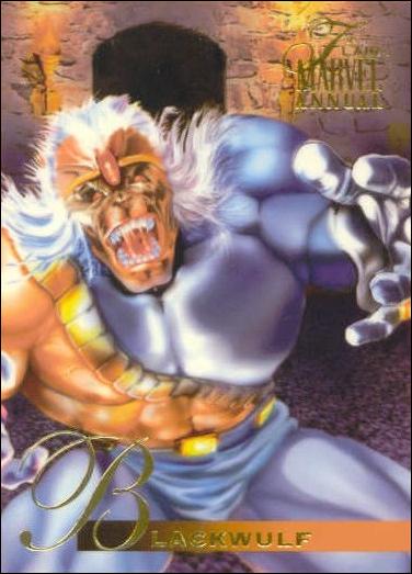 Marvel Annual Flair '95 (Base Set) card 87 Blackwulf