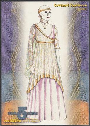 Babylon 5 Special Edition (Costumes Subset) card C17 Centauri Courtesan (1996)