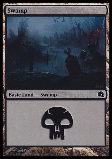 Magic the Gathering: Premium Deck Series: Graveborn (Base Set) card 29 Swamp