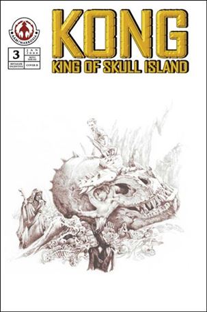 Kong: King of Skull Island issue 3-B Joe Devito Sketch Cover