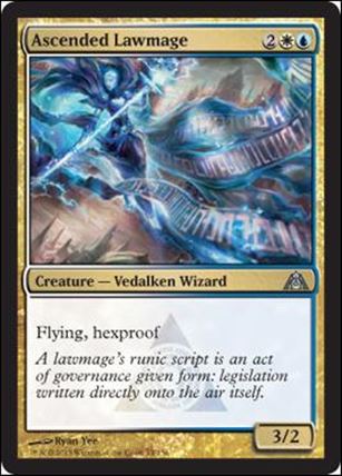 Magic the Gathering: Dragon's Maze (Base Set) card 53 Ascended Lawmage 