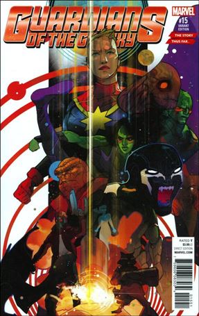 Guardians of the Galaxy (2015)  issue 15-C Christian Ward The Story Thus Far... Cover