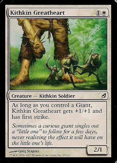 Magic the Gathering: Lorwyn (Base Set) card 25 Kithkin Greatheart