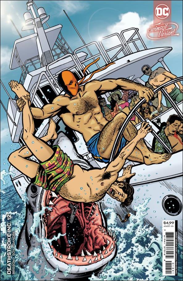 Deathstroke Inc. issue 12-C David Lapham Cardstock Cover