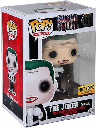 POP! Heroes figure 109 The Joker (Tuxedo) Hot Topic Exclusive