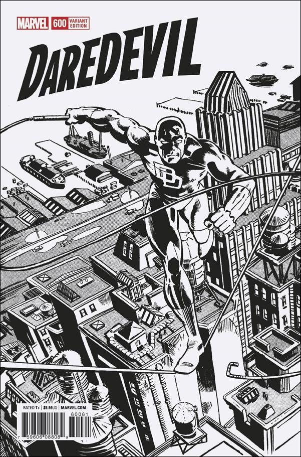 Daredevil (1964) issue 600-I Frank Miller 1:1000 Remastered B&W Cover