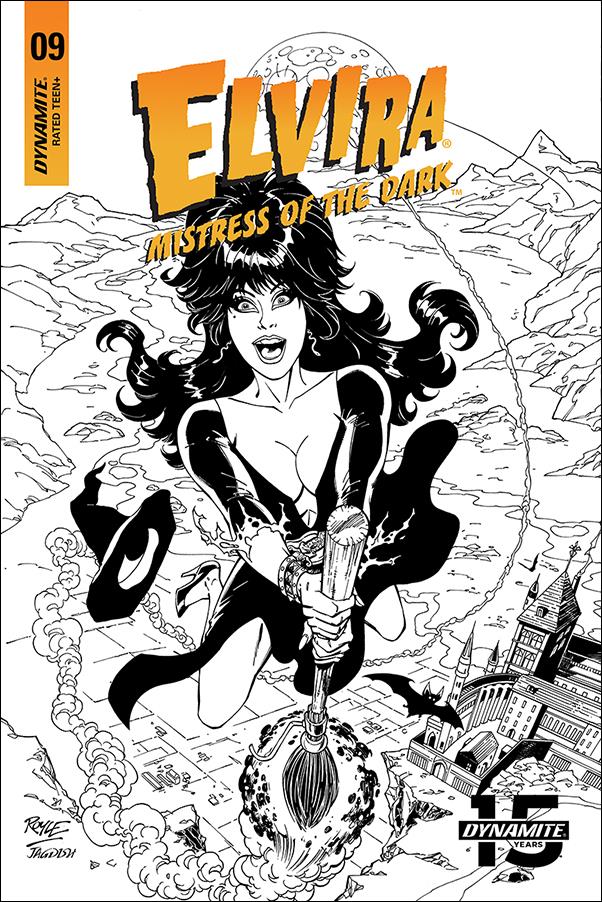 Elvira, Mistress of the Dark (2018) issue 9-I John Royle 1:20 Black & White Cover