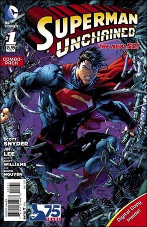 Superman Unchained issue 1-B Polybagged Jim Lee Cover Combo Pack