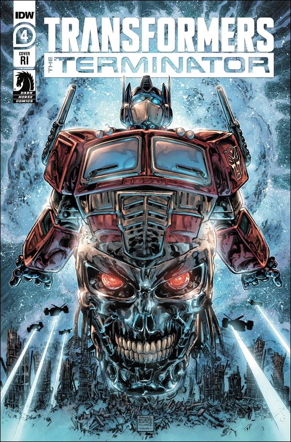 Transformers vs the Terminator issue 4-C Freddie Williams II 1:10 Cover