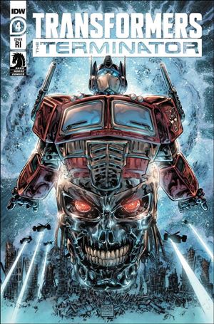 Transformers vs the Terminator issue 4-C Freddie Williams II 1:10 Cover