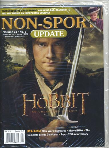 Non-Sport Update (2013) issue 6 Polybagged with Promo Cards