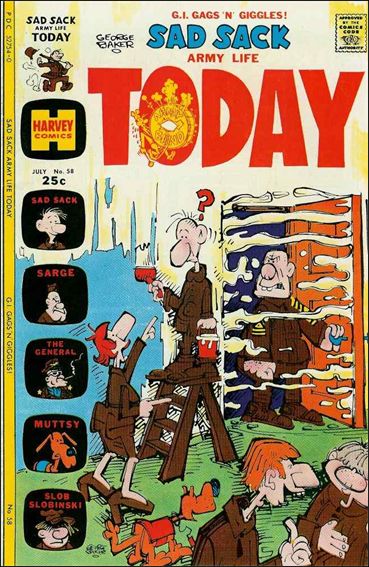 Sad Sack's Army Life Parade issue 58-Z-INVALID