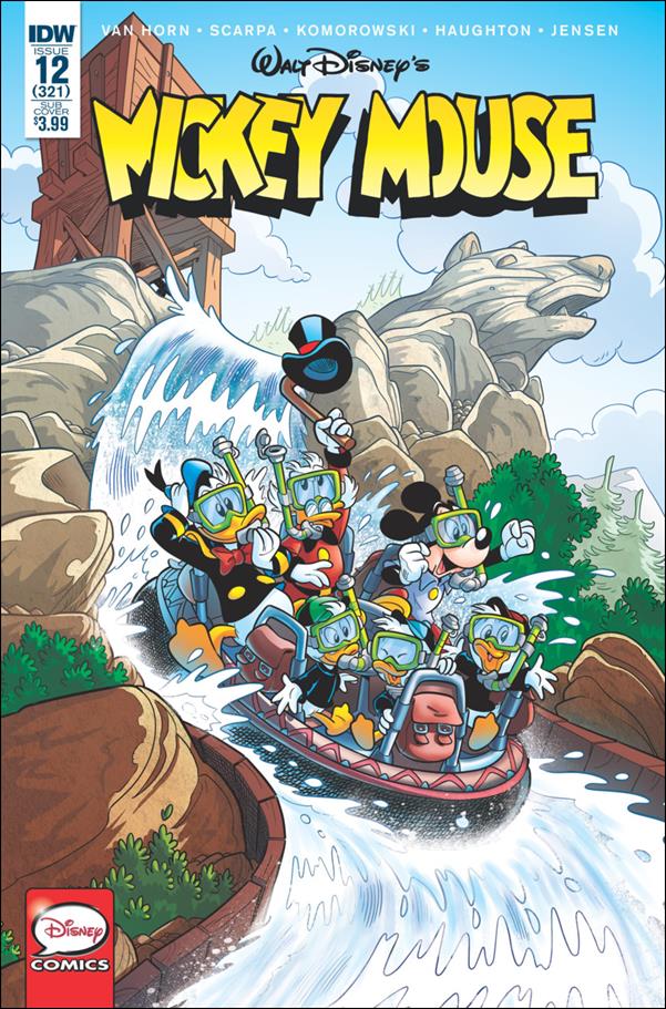 Mickey Mouse (2015) issue 12-B Luca Usai Subscription Cover