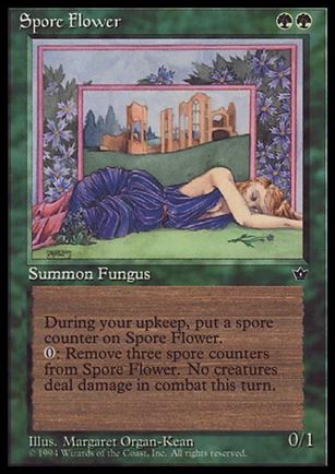 Magic the Gathering: Fallen Empires (Base Set) card 73 Spore Flower