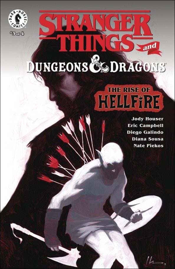 Stranger Things and Dungeons & Dragons: The Rise of Hellfire issue 3-D Jeremy Wilson Cover