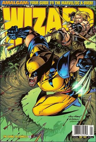 Wizard: The Guide to Comics issue 69 Andy Kubert Wolverine & Ka-Zar Cover