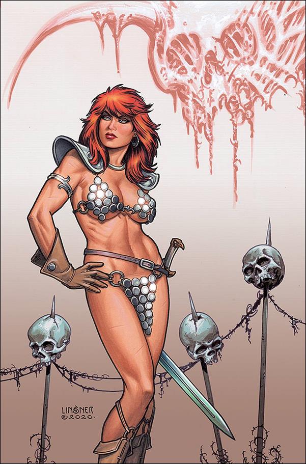 Red Sonja: Price of Blood issue 3-O Joseph Michael Linsner Virgin Cover