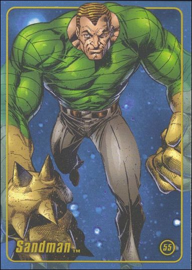 Marvel Heroes Figure Factory: Series 1 (Base Set) card 55 Sandman