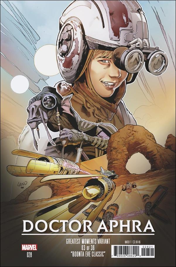 Doctor Aphra issue 28-B Greg Land Star Wars Greatest Moments Cover