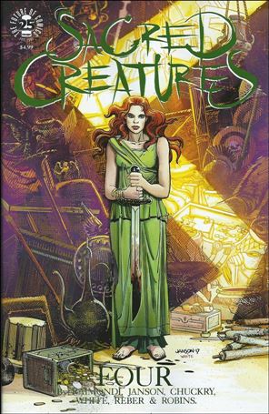 Sacred Creatures issue 4-B Klaus Janson Cover