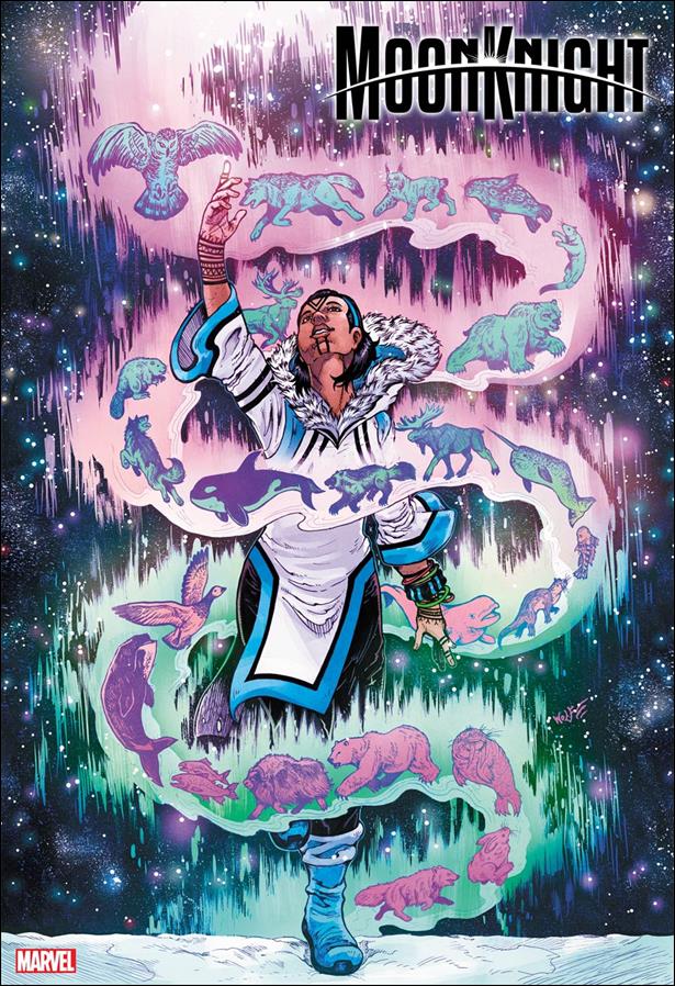Moon Knight (2021) issue 5-C Maria Wolf Native American Heritage Month Cover