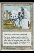 Magic the Gathering: Anthologies (Base Set) card 18 White Knight