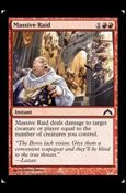 Magic the Gathering: Gatecrash (Base Set) card 100 Massive Raid