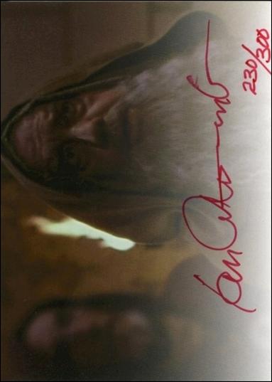 Army of Darkness (Autograph Subset) card 2-C Ian Abercrombie (1 person in back) Red Ink 1/300