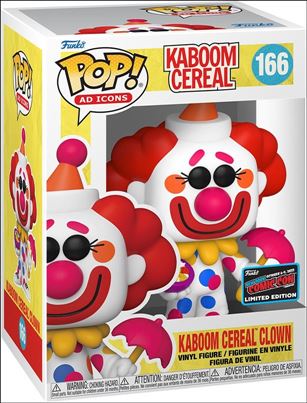 POP! Ad Icons figure 166 Kaboom Cereal Clown NYCC Exclusive