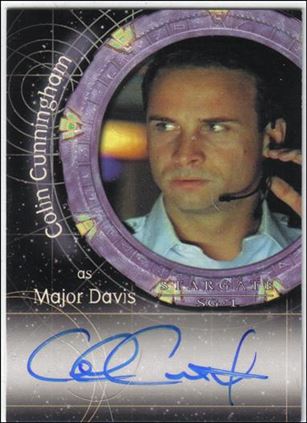 Stargate SG-1: Season 4 (Autograph Subset) card A17 Colin Cunningham as Major Davis