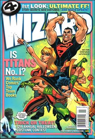 Wizard: The Comics Magazine issue 145 J. Scott Campbell Teen Titans Cover