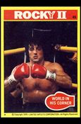 Rocky II (Base Set) card 45 World in His Corner